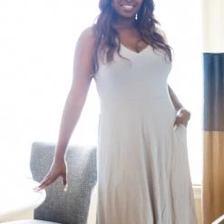 Boutique Simplified Dresses Feel Your Touch Silver Dress