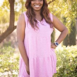 Boutique Simplified Day Date Ruffle Dress Dresses