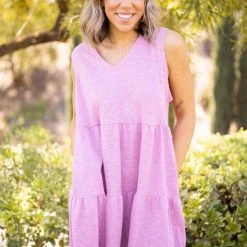 Boutique Simplified Day Date Ruffle Dress Dresses