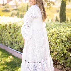 Boutique Simplified Go Your Own Way Eyelet Cardigan