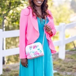 Posh Novi Jackets Blazer Of Glory - Hot Pink