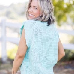 Boutique Simplified We're Mint To Be Sleeveless Top Tops