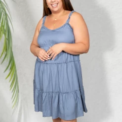 Boutique Simplified Dresses Destiny Awaits Ruffle Dress