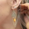 Boutique Simplified Accessories Mystic Sands Chain Drop Earrings
