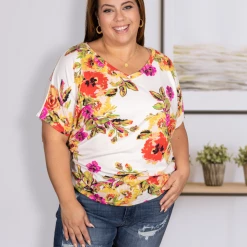 Boutique Simplified Tops Courage To Grow Dolman 7 Boutique Simplified Tops Courage To Grow Dolman