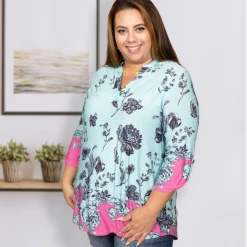 Boutique Simplified Dipped Dreams Gabby Tops