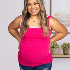 Boutique Simplified Strawberry Emotions Tank