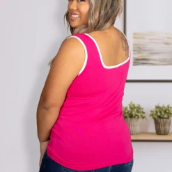 Boutique Simplified Strawberry Emotions Tank