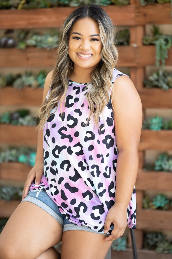 Boutique Simplified Plum Crazy Sleeveless Top Tops 2 Boutique Simplified Plum Crazy Sleeveless Top Tops