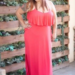 Boutique Simplified Unleash Your Beauty - Coral Maxi
