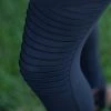 Boutique Simplified Black Moto Leggings