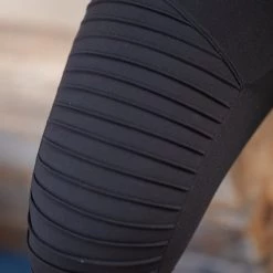 Boutique Simplified Black Moto Leggings
