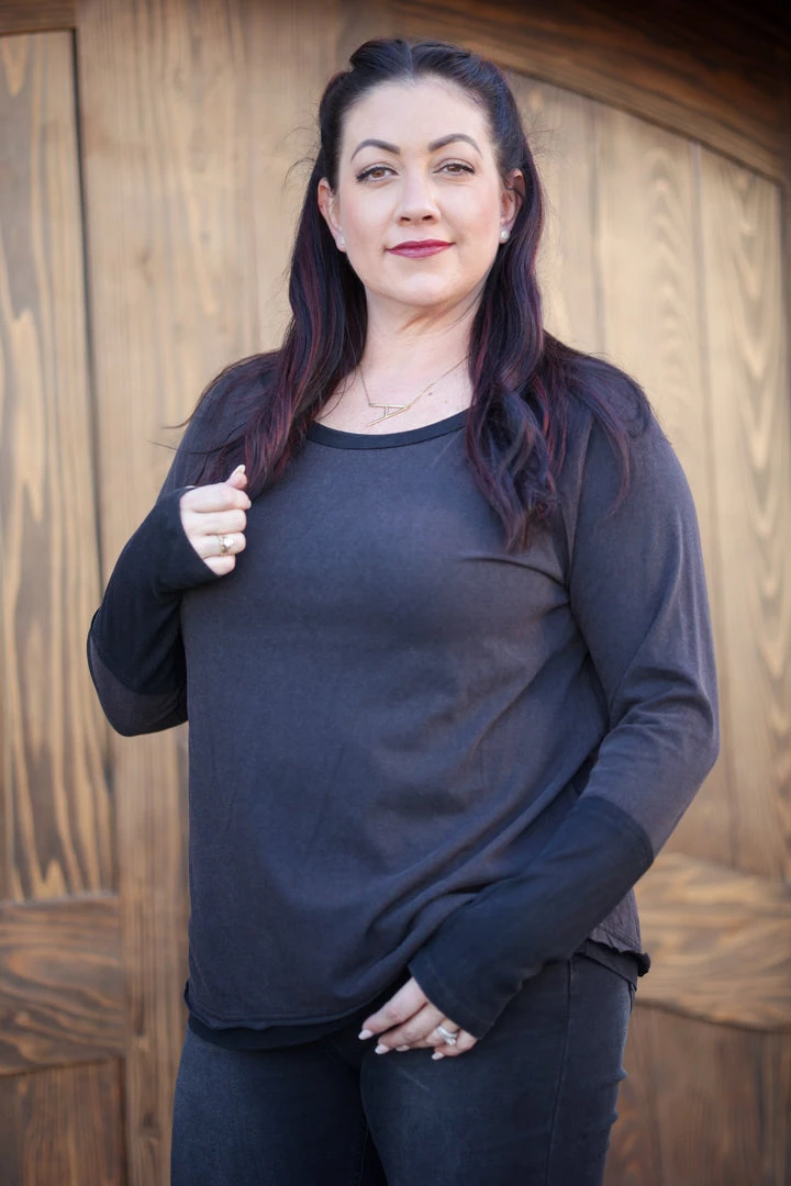 Boutique Simplified Graphite Thumbhole Thermal 2 Boutique Simplified Graphite Thumbhole Thermal