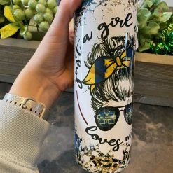 Serenity Brands Just A Girl Who Loves Michigan Tumbler