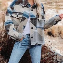 Beauty Stash Aztec Jacket Jackets