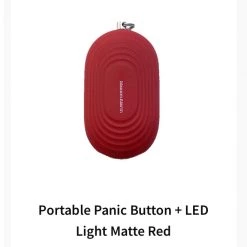 Maxxalarm Portable Panic Button And LED Light