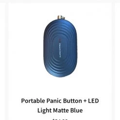 Maxxalarm Portable Panic Button And LED Light