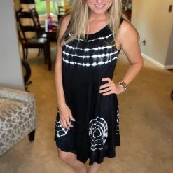 India Boutique Tie Dye Tank Dress Dresses