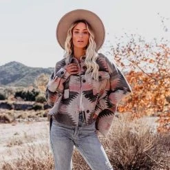 Beauty Stash Aztec Jacket Jackets