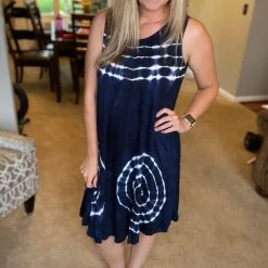 India Boutique Tie Dye Tank Dress Dresses