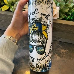 Serenity Brands Just A Girl Who Loves Michigan Tumbler
