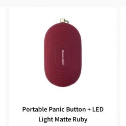 Maxxalarm Portable Panic Button And LED Light