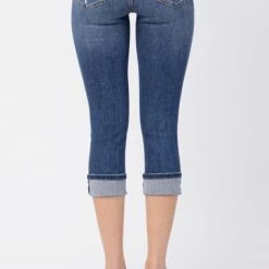 Judy Blue Mid-rise Cuffed Capri