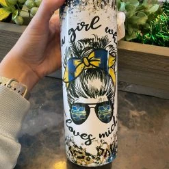 Serenity Brands Just A Girl Who Loves Michigan Tumbler