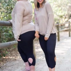 Boutique Simplified Side With Love Long Sleeve Top Tops