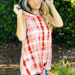 Boutique Simplified Star Gazing Hooded Tank