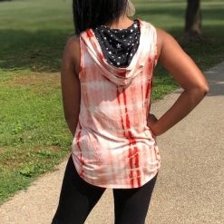 Boutique Simplified Star Gazing Hooded Tank