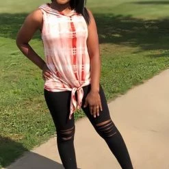 Boutique Simplified Star Gazing Hooded Tank